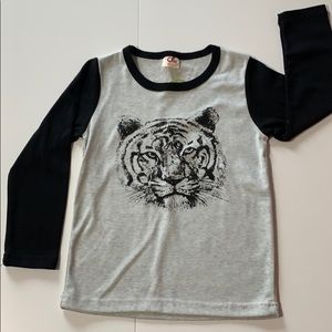 Boys Long Sleeved Tiger T-Shirt
